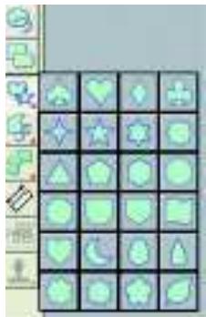 BROTHER PE-DESIGN 7 - Pour une édition plus facile : 24 formes types - 1