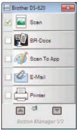 BROTHER DS-720D, DS720D - Pour lancer Button Manager V2 depuis le bouton Démarrer de Windows® - 2