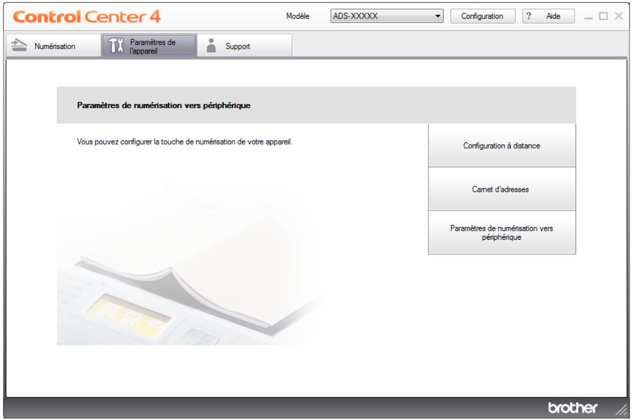 BROTHER ADS-3000N - Attribuer la fonction de numérisation au périphérique réseau 1 à 3 - 1