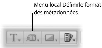 APPLE APERTURE 2 - Ajout de zones de métadonnées à une page - 3