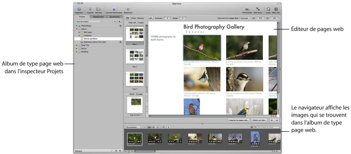 APPLE APERTURE 2 - Journaux web - 2