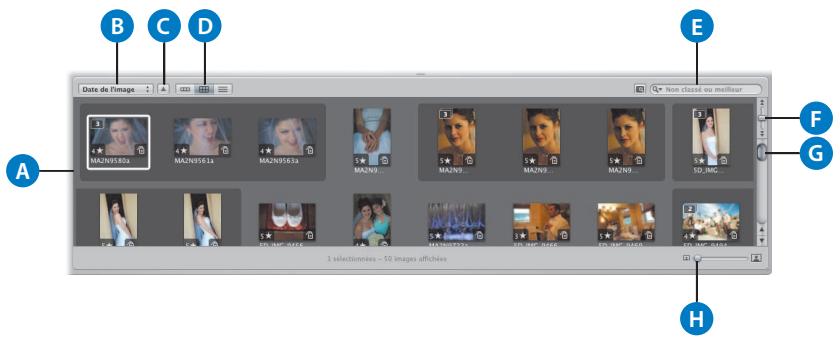 APPLE APERTURE 2 - Navigateur en présentation en grille - 1