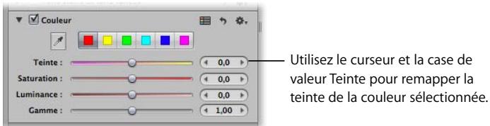 APPLE APERTURE 2 - Pour ajuster une valeur de couleur dans une image : - 2