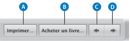 APPLE APERTURE 2 - Boutons d'impression et de navigation de page - 1