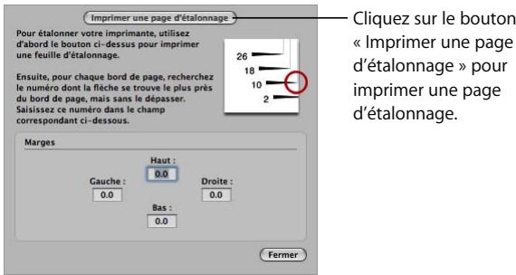 APPLE APERTURE 2 - Pour imprimer une page d'étalonnage : - 1