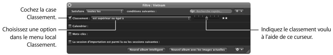 APPLE APERTURE 2 - Pour rechercher des images en fonction de la date : - 3