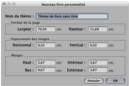 APPLE APERTURE 2 - Pour créer un thème personnalisé : - 1