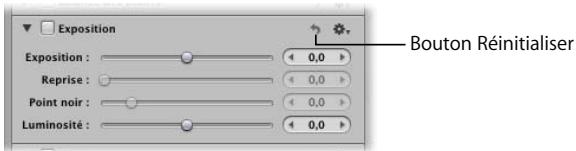 APPLE APERTURE 2 - Réinitialisation des valeurs des paramètres - 1