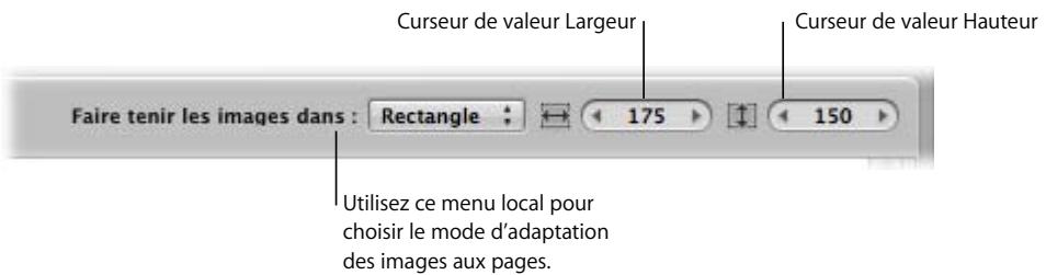 APPLE APERTURE 2 - Redimensionnement des images sur les pages web - 1