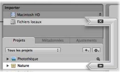 APPLE APERTURE 2 - Importation de fichiers d'image stockés sur votre ordinateur - 1