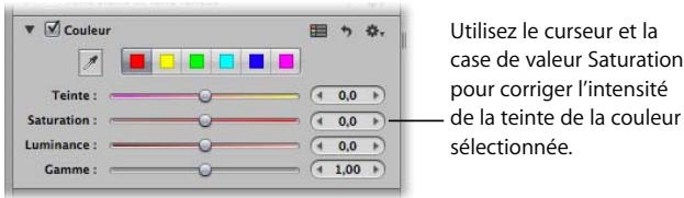 APPLE APERTURE 2 - Pour ajuster une valeur de couleur dans une image : - 3