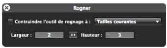 APPLE APERTURE 2 - Rognage des images à l'aide de l'outil rogner - 1