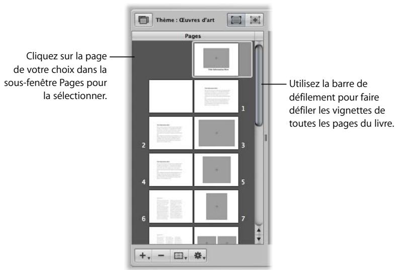 APPLE APERTURE 2 - Pour afficher une page spécifique d'un livre : - 1