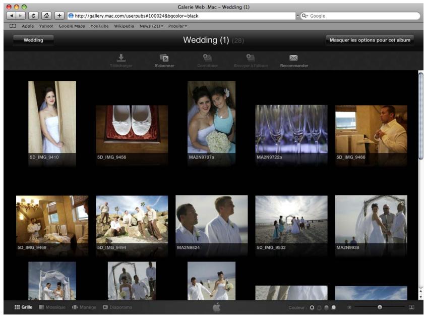 APPLE APERTURE 2 - Galeries web - 1