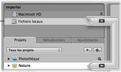 APPLE APERTURE 2 - Spécification d'un nouvel emplacement pour les images lors de leur importation - 3