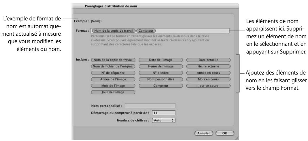 APPLE APERTURE 2 - Pour renommer les images lors de l'exportation : - 4