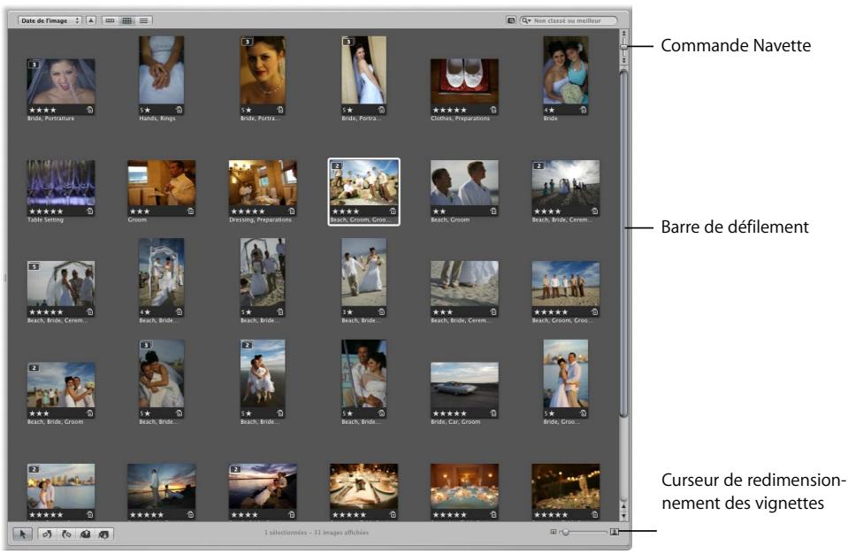 APPLE APERTURE 2 - Manipulation des images en présentation en grille - 1
