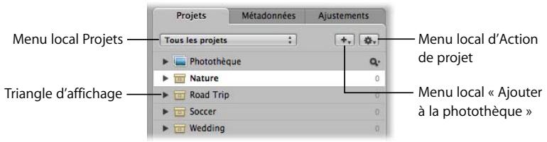 APPLE APERTURE 2 - Création et nommage des projets - 1