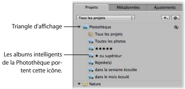 APPLE APERTURE 2 - Regroupement d'images au sein d'albums intelligents - 1