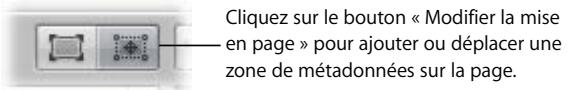APPLE APERTURE 2 - Ajout de zones de métadonnées à une page - 1