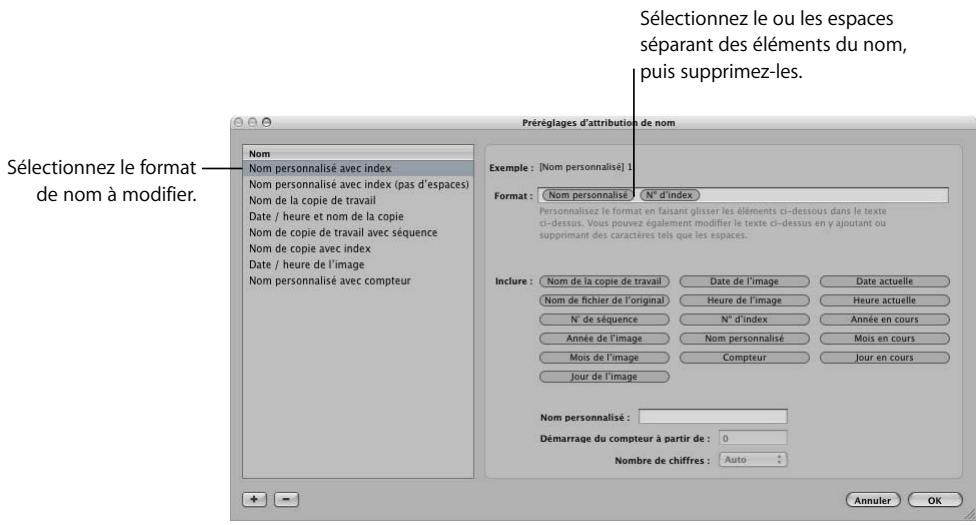 APPLE APERTURE 2 - Pour renommer les images lors de l'exportation : - 5
