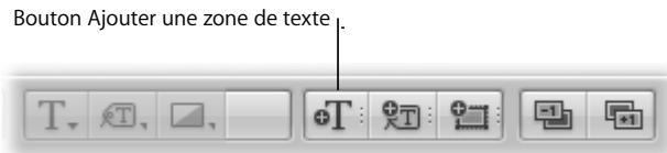 APPLE APERTURE 2 - Pour ajouter une zone de texte à une page : - 2