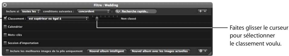 APPLE APERTURE 2 - Pour trier les images en fonction du classement : - 2