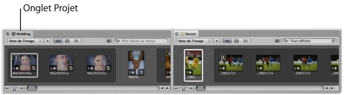 APPLE APERTURE 2 - Utilisation de plusieurs projets ouverts simultanément - 1