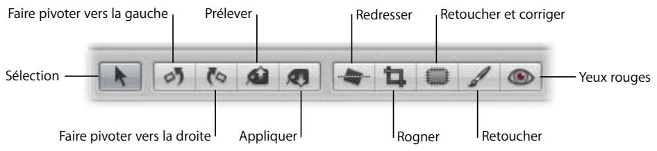 APPLE APERTURE 2 - Utilisation des outils d'ajustement disponibles dans le visualiser - 1