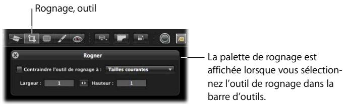 APPLE APERTURE 2 - Pour ouvrir une palette d'outils d'ajustement : - 1