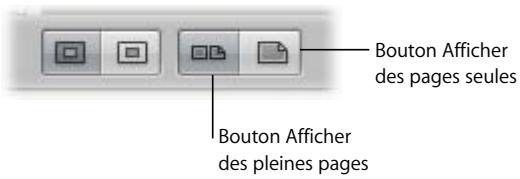 APPLE APERTURE 2 - Affichage d'une page à la fois ou de pleines pages - 1