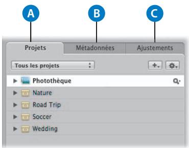 APPLE APERTURE 2 - Sous-fenêtre inspector - 1