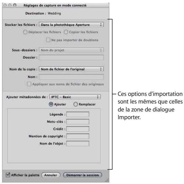 APPLE APERTURE 2 - Capture d'images pendant une session de travail - 2