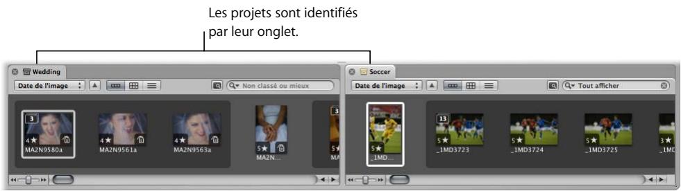 APPLE APERTURE 2 - Pour ouvrir un projet : - 2