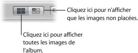APPLE APERTURE 2 - Affichage des images à placer dans un livre - 2