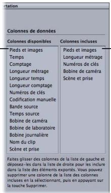 APPLE CINEMA TOOLS 4 - Pour configurer une liste de film PDF, effectuez l'une des opérations suivantes : - 1