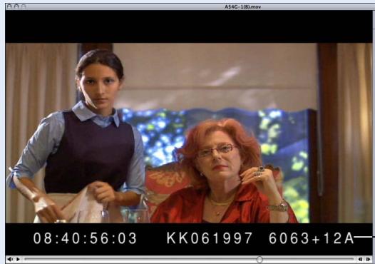 APPLE CINEMA TOOLS 4 - À propos des images A - 1