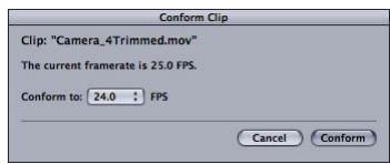APPLE CINEMA TOOLS 4 - Conformation d'un plan à la fois - 1