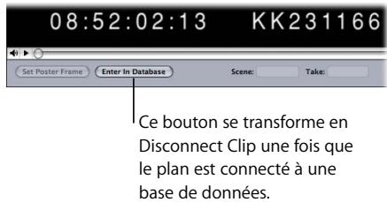 APPLE CINEMA TOOLS 4 - Utilisation de la fenêtre Clip pour connecter ou déconnecter des plans source - 1
