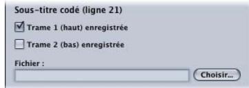 APPLE DVD STUDIO PRO 4 - À propos des réglages Trame 1 et Trame 2 - 1