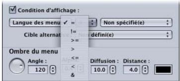 APPLE DVD STUDIO PRO 4 - Relations conditionnelles - 1