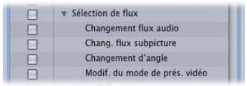 APPLE DVD STUDIO PRO 4 - Sélection de flux - 1