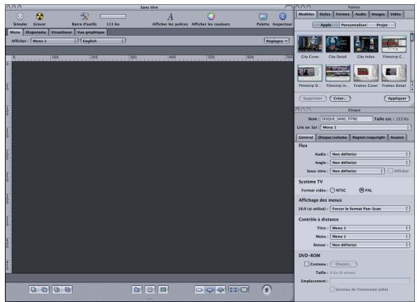 APPLE DVD STUDIO PRO 4 - Ouverture de DVD Studio Pro - 2