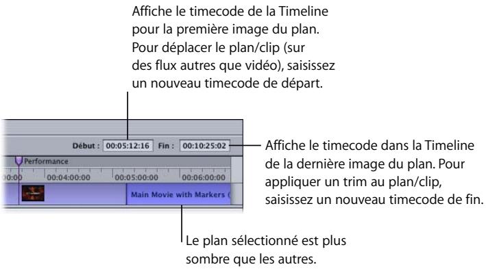 APPLE DVD STUDIO PRO 4 - Timecode de début et de fin de plan - 1