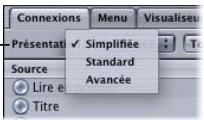 APPLE DVD STUDIO PRO 4 - Pour modifier les sources affichées : - 1