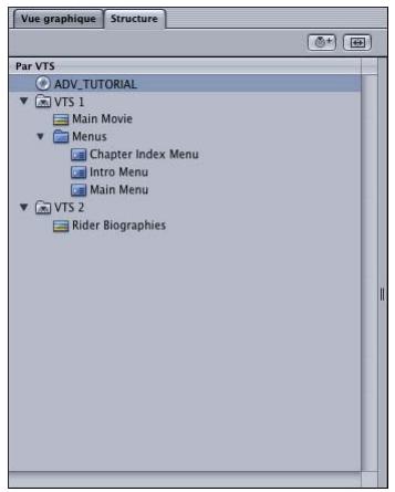 APPLE DVD STUDIO PRO 4 - Utilisation de l'éditeur VTS - 2