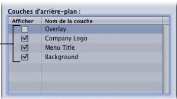 APPLE DVD STUDIO PRO 4 - Pour choisir un arrière-plan de menu dans un fichier PSD : - 1