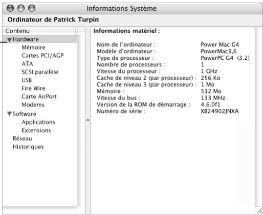 APPLE EMAC - Localisation du numéro de série de votre produit - 1