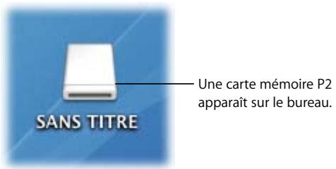 APPLE FINAL CUT PRO 5.1.2 - Pour utiliser le caméoscope comme lecteur de carte P2 via FireWire : - 1