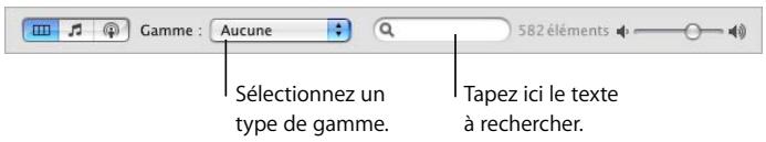 APPLE GARAGEBAND 3 - Recherche par type de gamme - 1